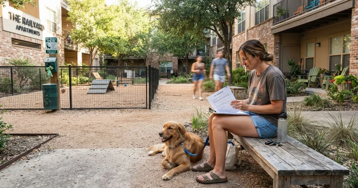 Pet fees and pet rent at Austin apartments: what to budget