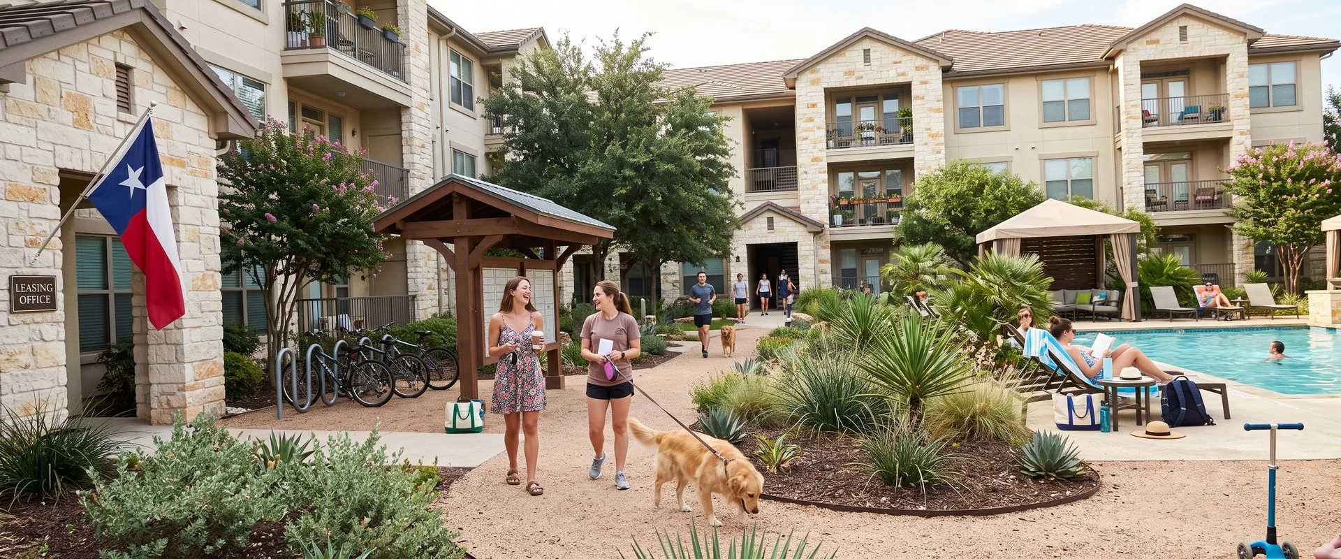 apartment complex in Greater Austin